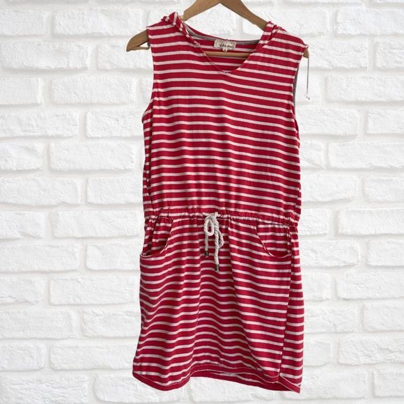 Anthropologie Other - Anthropologie Lili's Closet Striped Drawstring Beach Pool Coverup